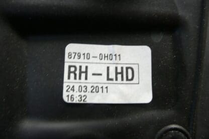 Zrkadlo pravé červené Citroën C1 Peugeot 107 87910-0H010 87910-0H011