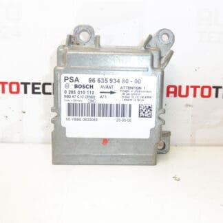 Jednotka airbagov Bosch Peugeot 207 9663593480 0285010112 654664